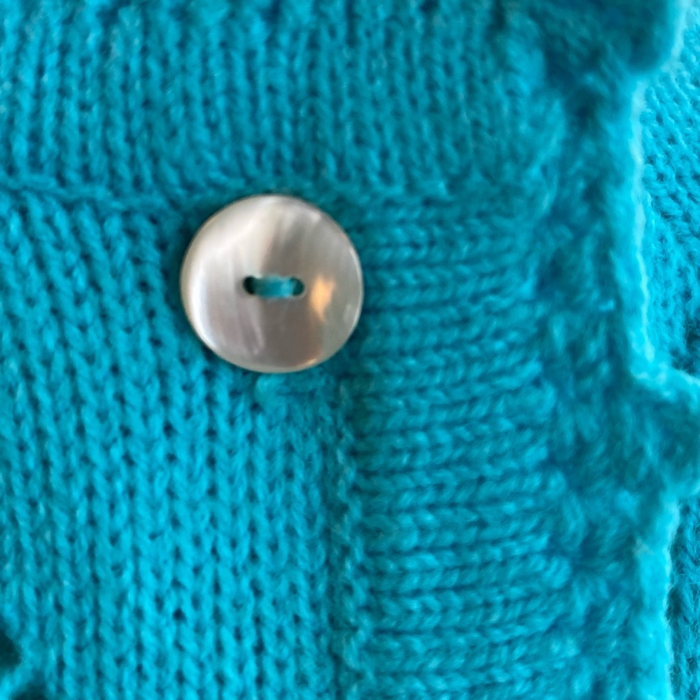 Women's Everest Cardigan Sweater - Turquoise - - Picture 5 of 7